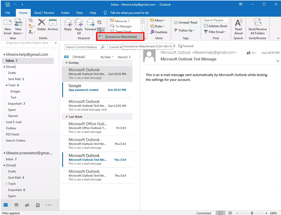 How To Forward An Email As An Attachment In Outlook Crestline IT Services